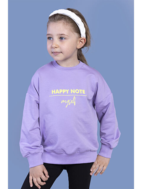 Toontoykids Kız Çocuk Sırtı Baskılı Sweatshirt - S000274052-17878