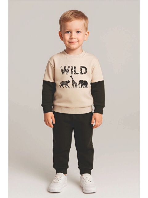 Myhanne Wild Baskılı Parçalı Erkek Bebek Takım 20104 - S000443495-18547