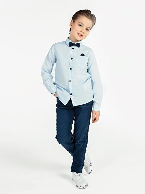 Civil Boys Erkek Çocuk Pantolon 6-9 Yaş Koyu Mavi - S000198646-19393