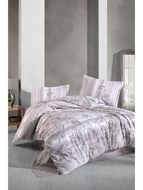 Clasy Ranforce %100 Pamuk Nevresim Takımı Çift Kişilik Simle - S000213140-20600