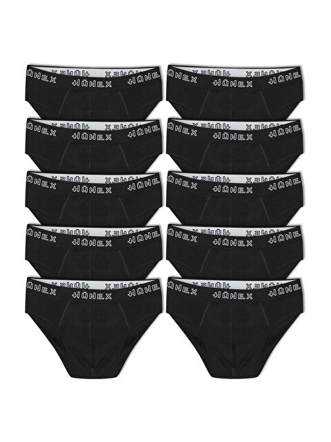 Hnx Pamuklu Erkek Slip Külot 10'lu - S000128584-19351