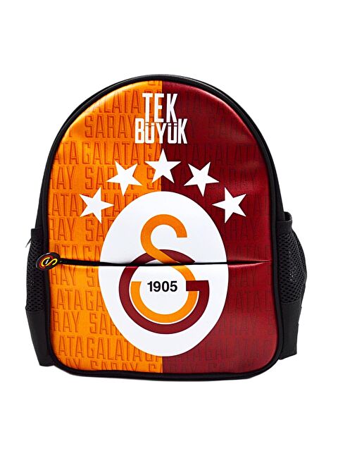 Galatasaray 2 Bölmeli 5 Yıldızlı Tek Büyük Suni Deri Anaokulu Sırt Çantası (25684) - S000424210-20072
