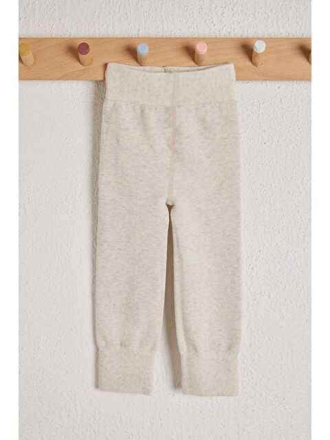 Katia And Bony Lastik Detaylı Çocuk Tayt Ekru - S000131553-19965