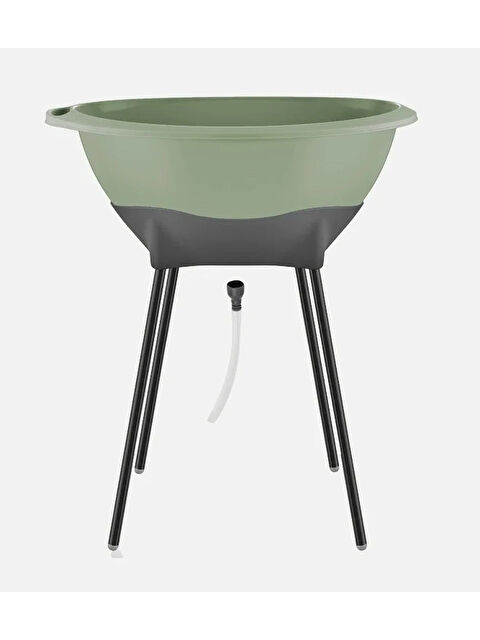 Babyjem Yeni Nesil Elegant Su Tahliyeli Giderli Ayaklı Bebek Küveti Soft Yeşil - S000513953-23173