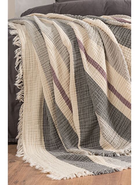 Varol 4 Katlı %100 Pamuk Müslin Pike & Yatak Örtüsü – 230x250 cm - S000448350-20600