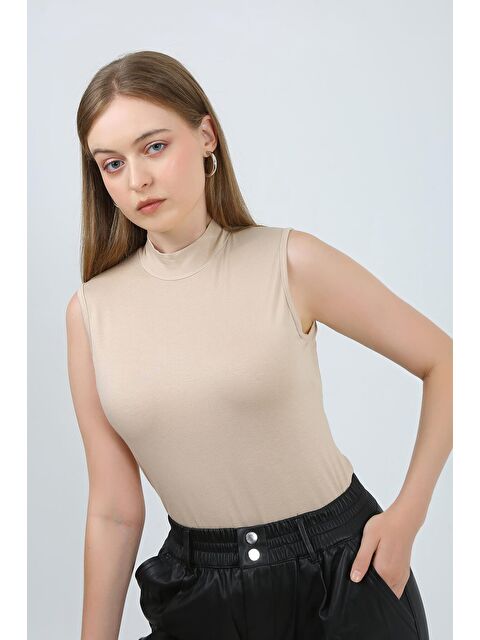 justmore Kadın Kolsuz Body - S000387923-19966