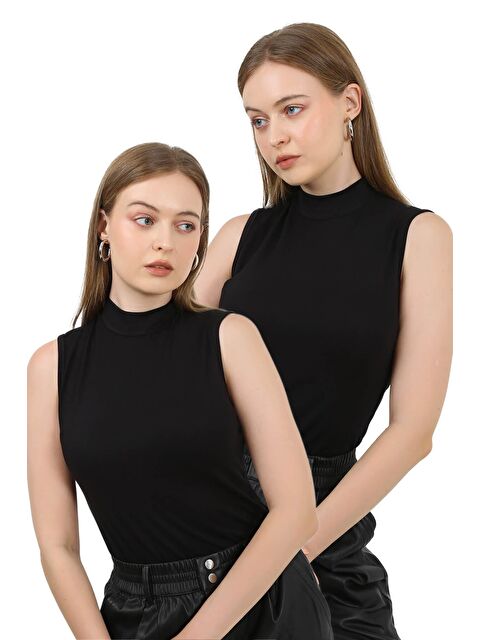 justmore Kadın 2'Li Kolsuz Body - S000387924-19351