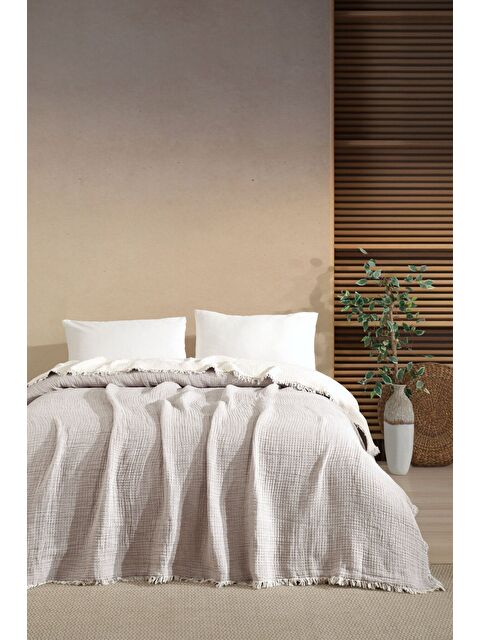 Varol 5 Katlı %100 Pamuk Müslin Yatak Örtüsü – 230x240 cm - S000448413-25636
