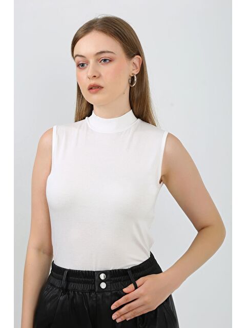 justmore Kadın Kolsuz Body - S000387923-20063