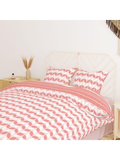 Evmila Baskılı,Desenli Çift Kişilik Nevresim Takımı (ÇARŞAFSIZ) 200x220 cm - S000233032-23173