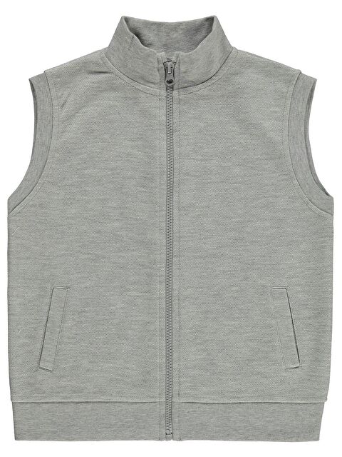 Civil Boys Pike 10-13 Yaş Yelek - Gri 10-11 Yaş - S000526693-20600