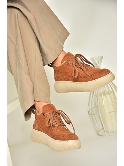 Fox Shoes T8118453 Taba Kadın Ayakkabı