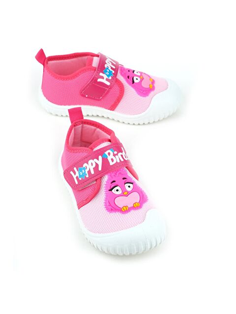 Gezer Yazlık Kız Çocuk Keten Happy Bird Cırt Cırtlı Ayarlanabilir Ayakkabı - S000178268-18686