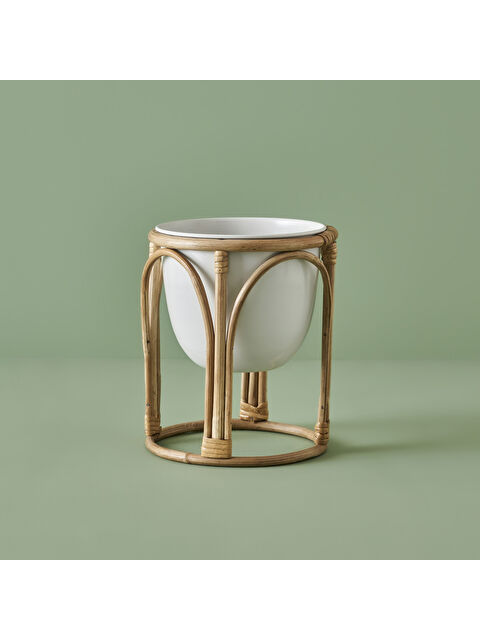 Bella Maison Glim Saksı Krem (22x22x25 cm) - S000316947-26406