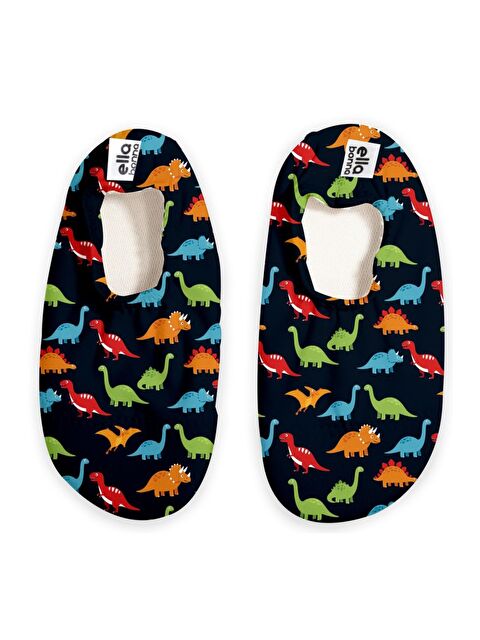Ella Bonna Kaydırmaz Taban, Unisex Bebek, Çocuk Deniz Ayakkabısı, Havuz Patiği, Dinozor - S000382455-62