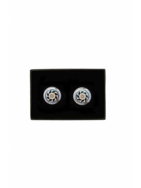 Altınyıldız Classics Erkek Lacivert-Gri Siyah Kol Düğmesi - S000404712-37346