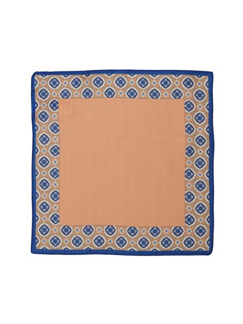Altınyıldız Classics Erkek Kahverengi-Lacivert Desenli Lacivert-Kahve Klasik Mendil - S000404720-6416