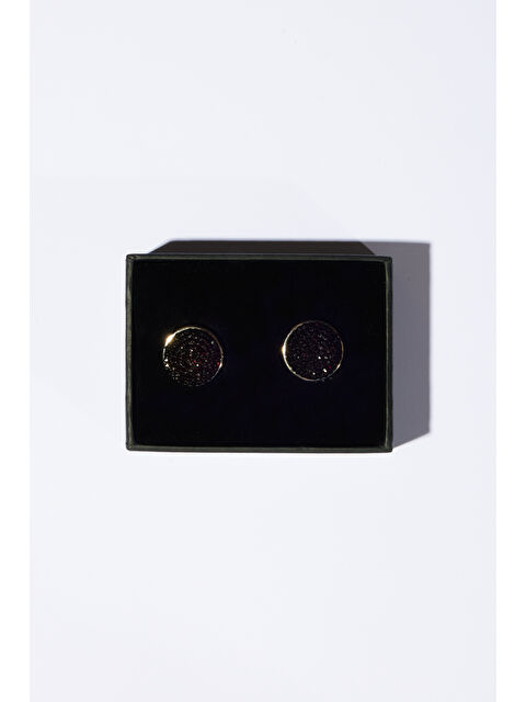 Altınyıldız Classics Erkek Siyah Metal Kol Düğmesi - S000404737-19351