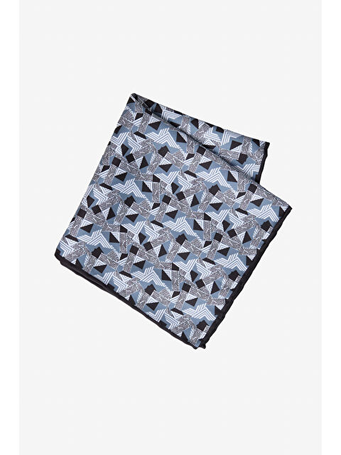 Altınyıldız Classics Erkek Siyah-Gri Desenli Mendil - S000404739-37430