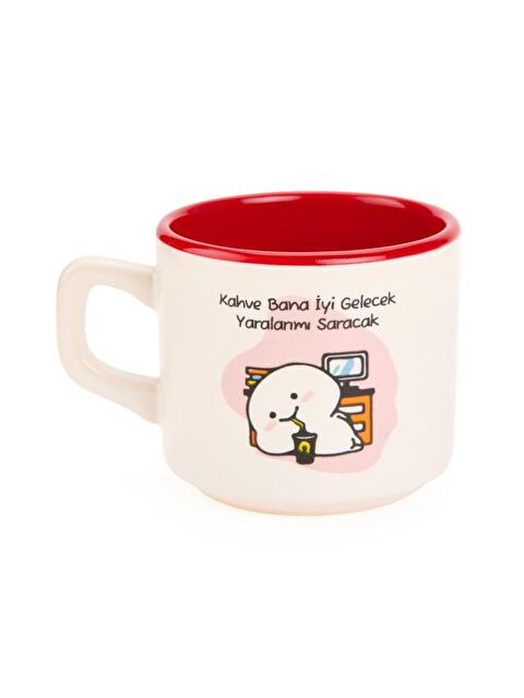 Palto Tasarım Kahve Bana İyi Gelecek Sloganlı Venüs Kupa - Renkli - 195 ml - S000391441-23173