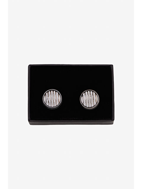 Altınyıldız Classics Erkek Gri Düz Klasik Gri Kol Düğmesi - S000404757-20600