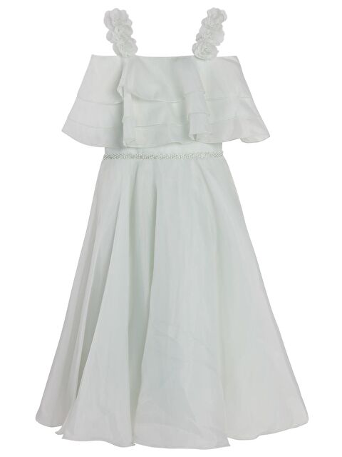 Civil Girls Kız Çocuk Abiye 10-13 Yaş Açık Yeşil - S000226180-29488