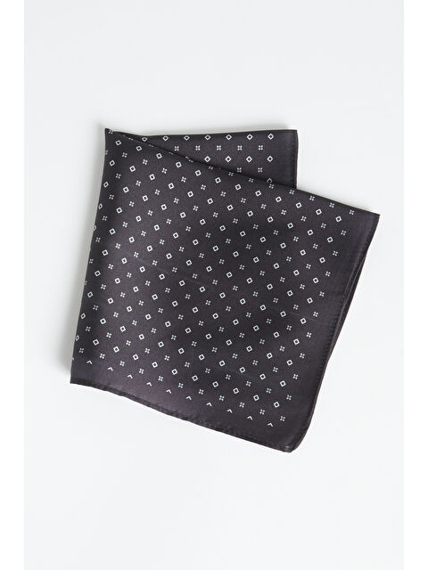 Altınyıldız Classics Erkek Siyah Desenli Mendil - S000404769-19351