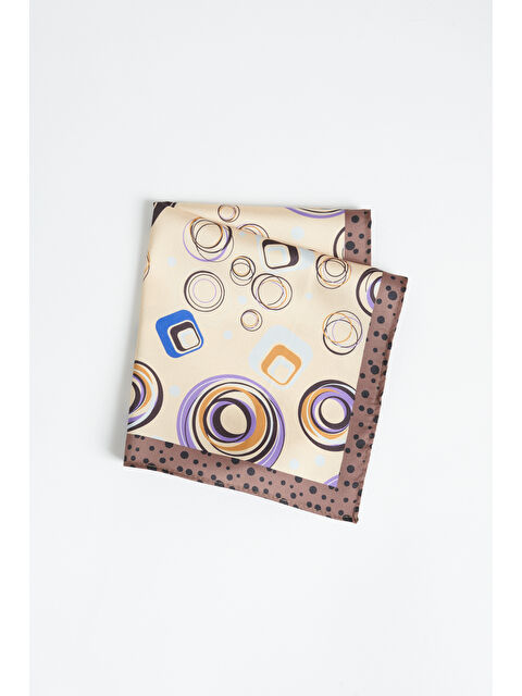 Altınyıldız Classics Erkek Bej-Haki Desenli Mendil - S000404773-19928