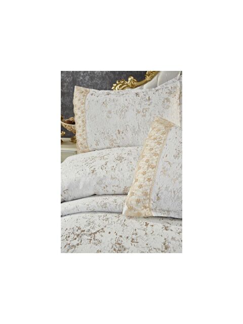 Çeyiz Diyarı Yonca Yatak Örtüsü Krem Cappucino - S000485664-23173