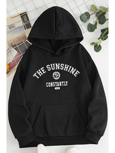 uyguntarz The Sunshine Baskılı Oversize Sweatshirt - S000265598-19351