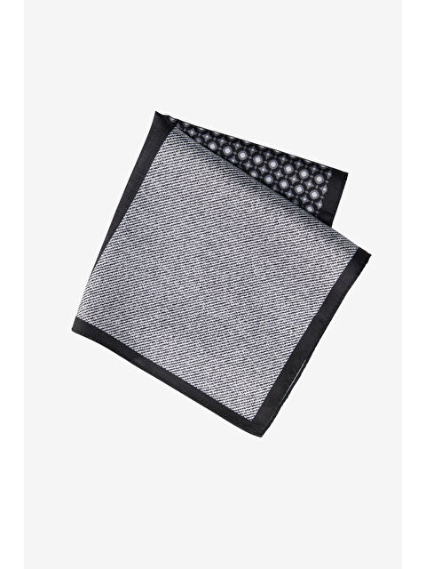 Altınyıldız Classics Erkek Siyah-Gri Desenli Mendil - S000404833-37430