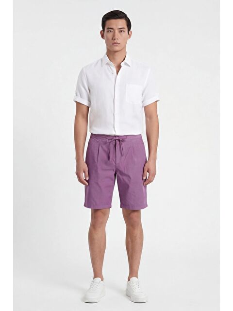 Sabri Özel Mürdüm Shorts - S000525568-20036