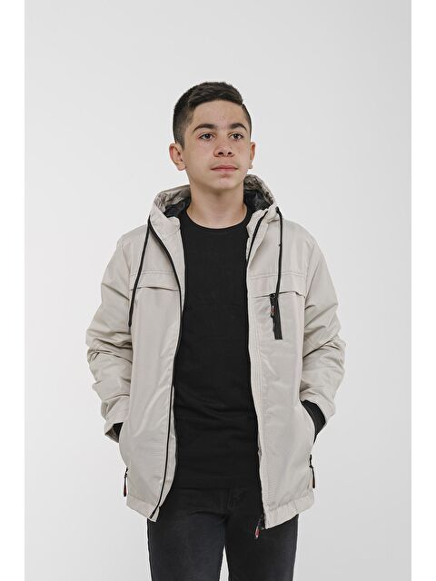 Pina Kids Erkek Çocuk Kapüşonlu İçi Astarlı Cepli Mevsimlik Mont 2016 - S000109026-19928