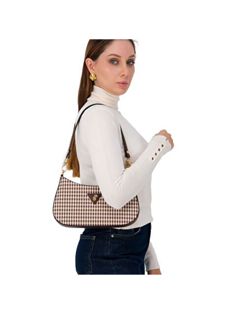 Silver Polo Kadın Çapraz Çanta 1251-47932 SILVER POLO ÇAPRAZ BAYAN ÇANTASI M191 KAHVE SARI-MAT KAHVE - S000508107-19413