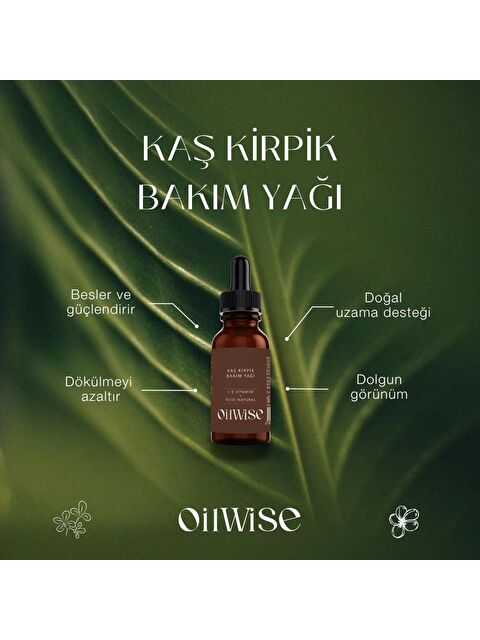 Oilwise Güçlendirici ve Besleyici Kaş Kirpik Bakım Yağı 30 ml