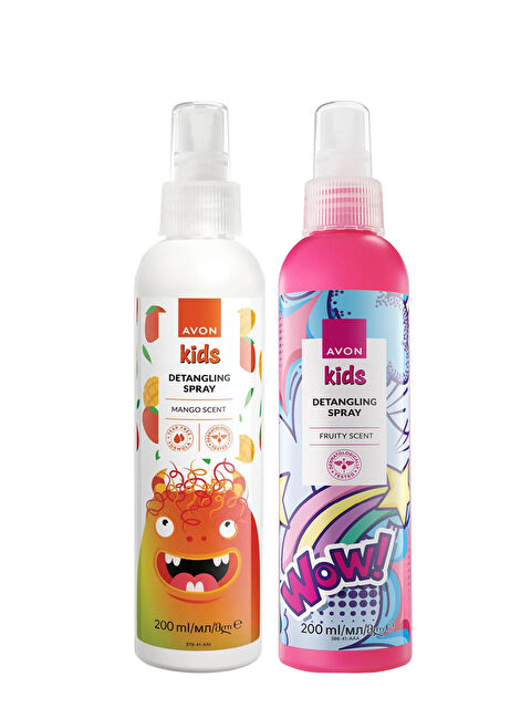 AVON Kids Mango Kokulu ve Meyve Kokulu Saç Açıcı Sprey Paketi