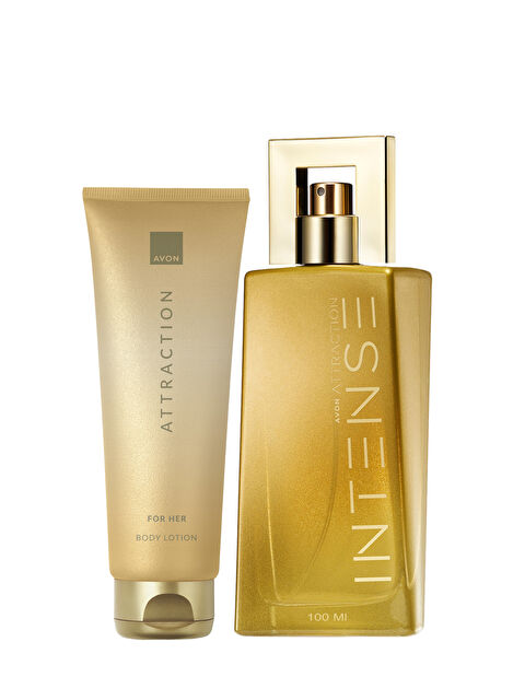 AVON Attraction Intense Kadın Parfüm ve Attraction Vücut Losyonu Paketi
