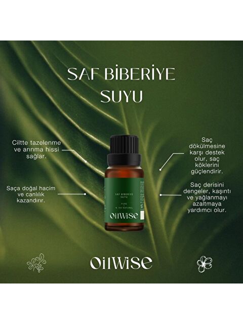 Oilwise Dökülme ve Kepek Karşıtı Güçlendirici Biberiye Suyu 100 ml