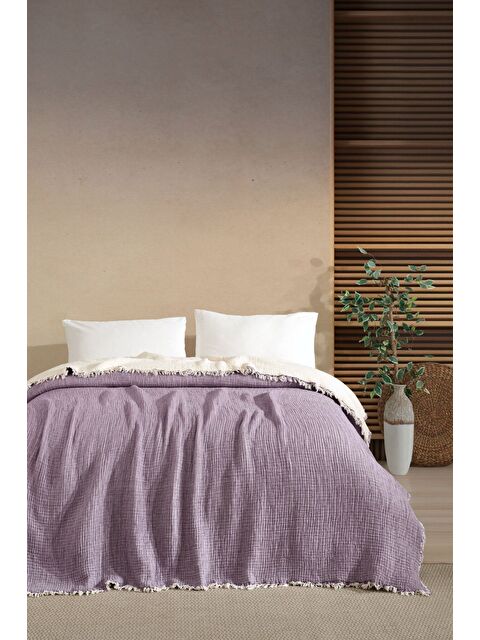 Varol 5 Katlı %100 Pamuk Müslin Yatak Örtüsü – 230x240 cm - S000448413-17878