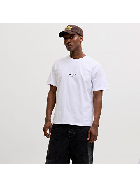 Jack & Jones Soho Erkek Beyaz Tişört