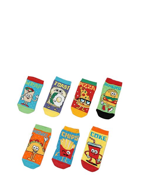 Polaris Erkek Çocuk 7 Li Çorap - S000263725-17234