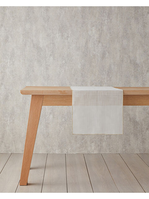 English Home Lenore Polyester Runner Gold - S000312949-20076