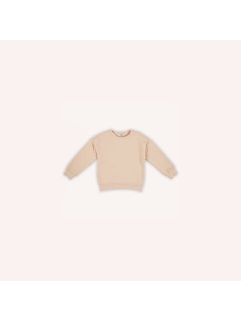 Panço Kız Çocuk Sırtı Baskı Detaylı Sweatshirt - S000297700-24085