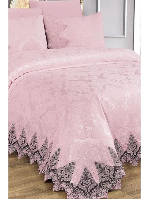 Çeyiz Diyarı Ivory Çift Kişilik Pike Takımı Pudra - S000485522-23173