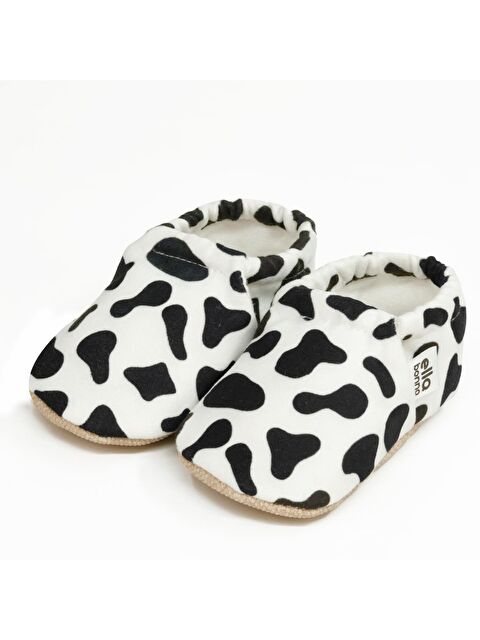 Ella Bonna Desenli Bebek Patiği, Kaydırmaz Taban, Ev Kreş Ayakkabısı Panduf - S000268409-3460