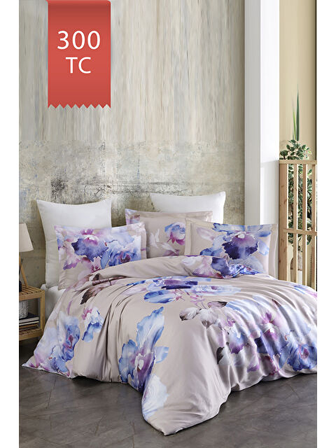 Varol Royal Saten Tek Kişilik 300TC Nevresim Takımı - MARTİNA - S000448398-23173