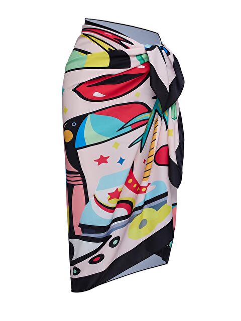 Sailor Moda Hawaii 3 Pareo  İç Göstermez - S000372247-23173