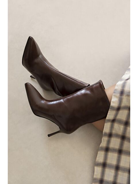 Straswans Sarrah Kadın Kırışık Deri Bot Kahve - S000513033-19413