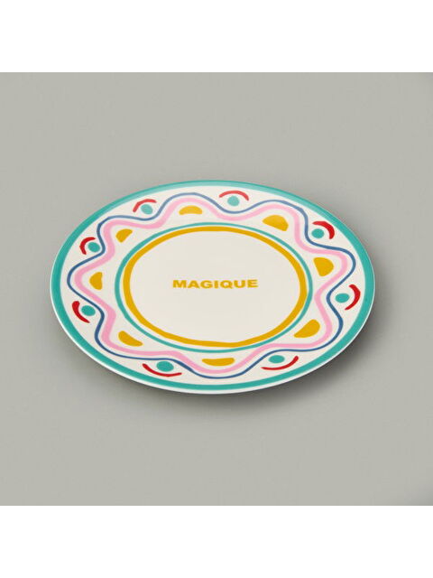 Evidea Kitchen Magique Servis Tabağı - Renkli - 25 cm - S000391511-23173