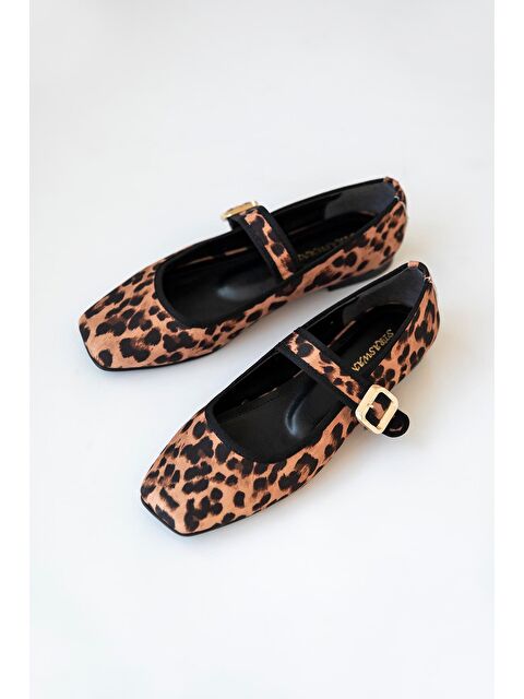 Straswans Carlisa Kadın  Kemer  Detay  Kumaş Babet Leopar - S000513042-19413
